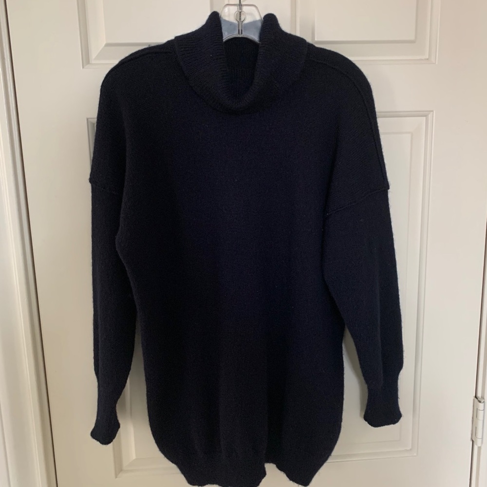 Peruvian Connection Oversized Turtleneck Sweater